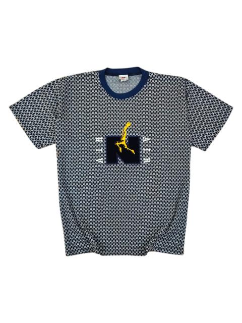 Nike 💥ARCHIVAL VTG 90s Nike Air Jordan AOP Jacquard Knit Shirt