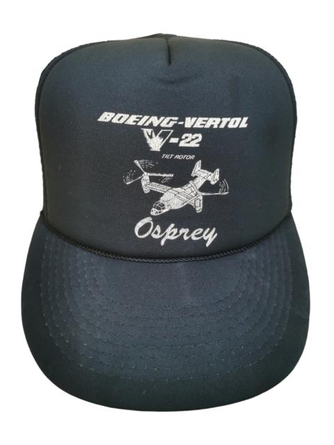 Other Designers Archival Clothing - VINTAGE BOEING-VERTOL V-22 TRUCKER HAT CAP