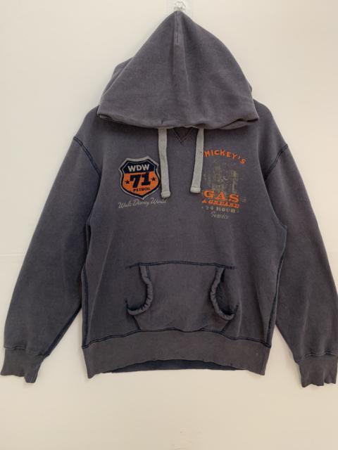 Other Designers Vintage - Vintage 90s Mickey Mouse Hoodie Pullover Small Grey
