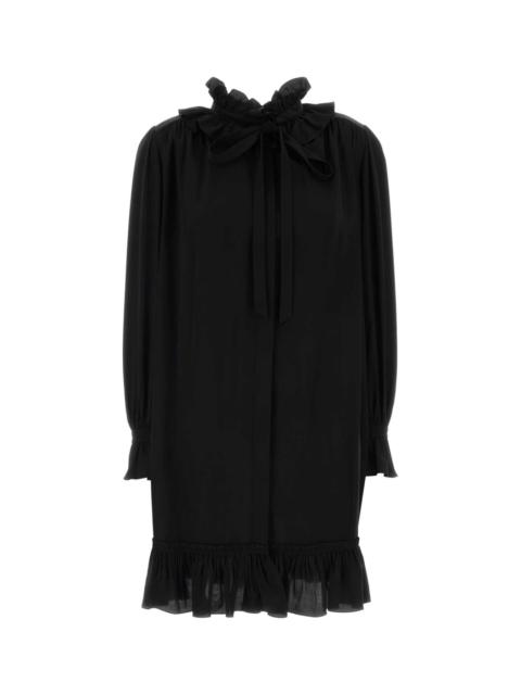 Chloé Chloe Women Black Crepe Mini Dress
