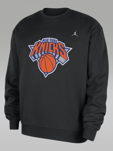 Jordan New York Knicks Statement Essentials Men's Jordan NBA Fleece Crew-Neck Sweatshirt