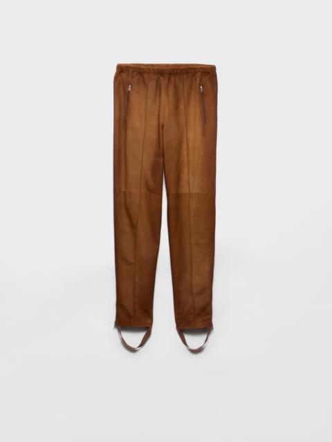 Prada Suede joggers
