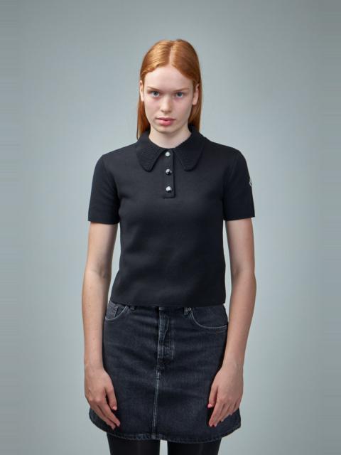 Moncler Wool Polo Shirt