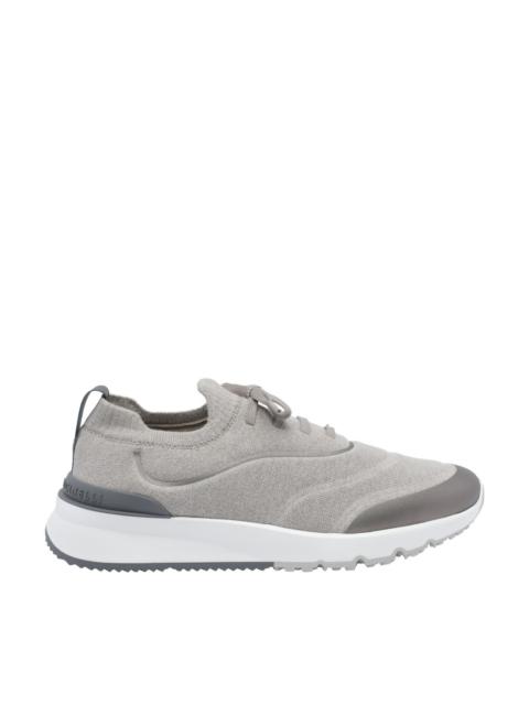 Brunello Cucinelli Brunello Cucinelli Men Techno Cotton Runner Sneakers With Logo
