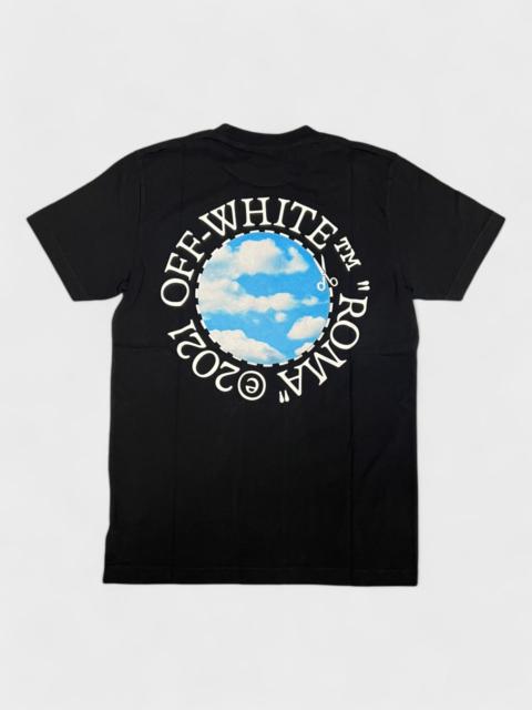 Off-White Off-White Clouds Slim Short Sleeve T Shirt Black