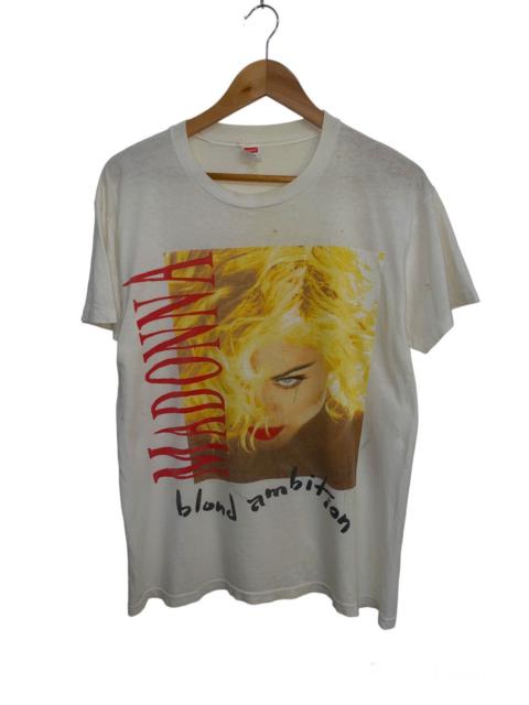 Other Designers Vintage 1990s Madonna Blond Ambition Tour Double Sided Shirt