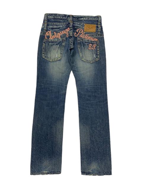 Other Designers If Six Was Nine - 🔥DOUBLE WAIST JAPAN ANTGAUGE DISTRESS DENIM JEANS PPFM STYLE