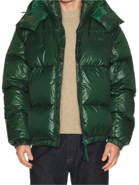 LACOSTE Nylon Shiney Puffer Jacket