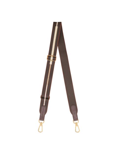 Longchamp Shoulder strap Mocha - Canvas