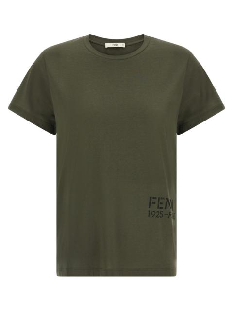 FENDI Fendi Women T-Shirt With 'Stencil' Print