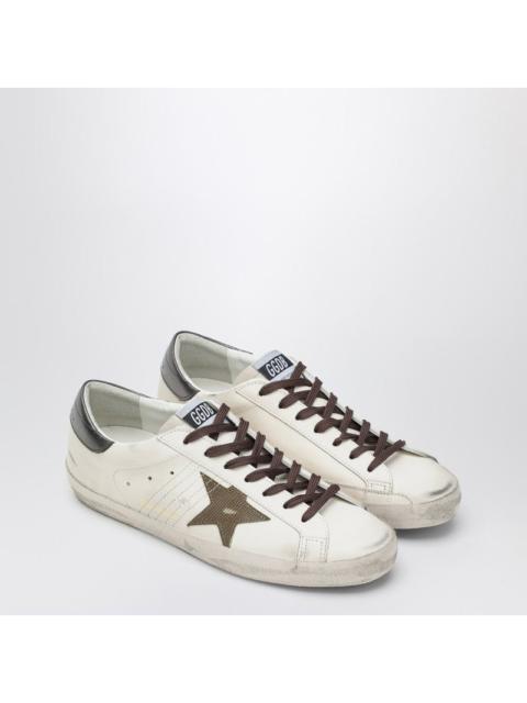 Golden Goose Sneaker Super Star White/Green/Anthracite Men