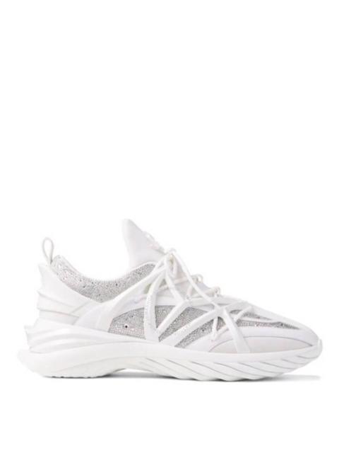 JIMMY CHOO Jimmy Choo Cosmos/F Crystal Embellished Low-top Sneakers