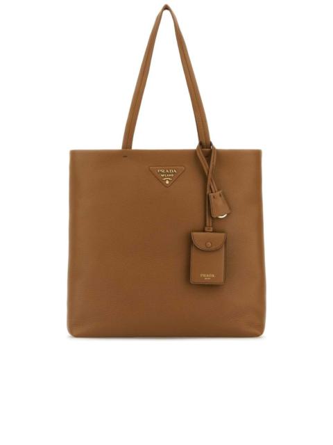 Prada Deer Leather Shopping Bag