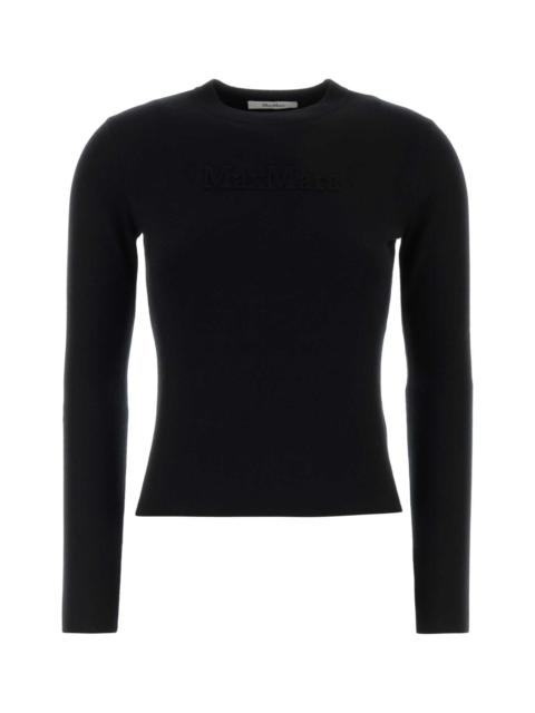 Max Mara Max Mara Women Black Wool Manto Sweater