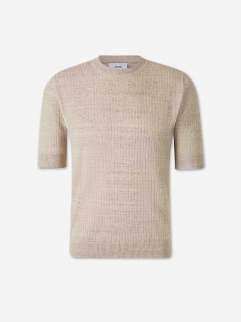 LARDINI LINEN KNIT T-SHIRT