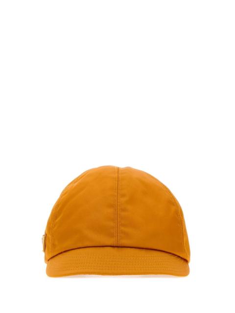 Prada Prada Women Orange Re-Nylon Baseball Cap