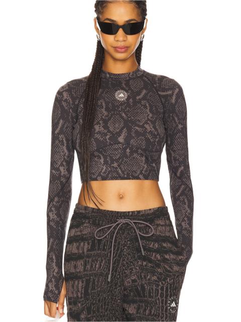 adidas True Purpose Training Long Sleeve Crop Top