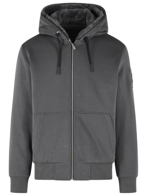 MOOSE KNUCKLES Moose Knuckles 'Bunny' Sweatshirt In Grey Cotton Blend Men