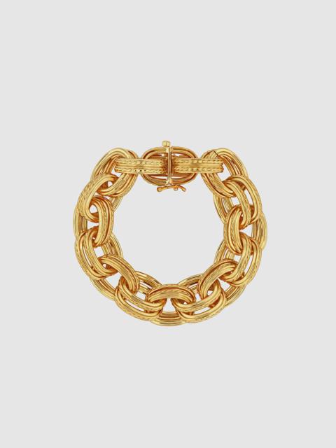 ANINE BING Double Link Chain Bracelet - Gold