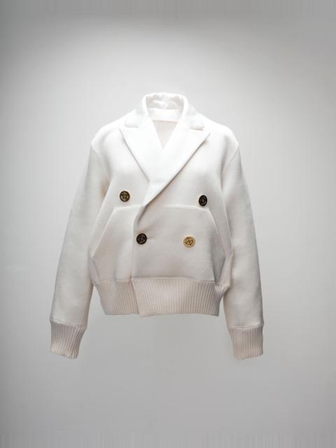 sacai Cotton Cashmere Knit Jacket