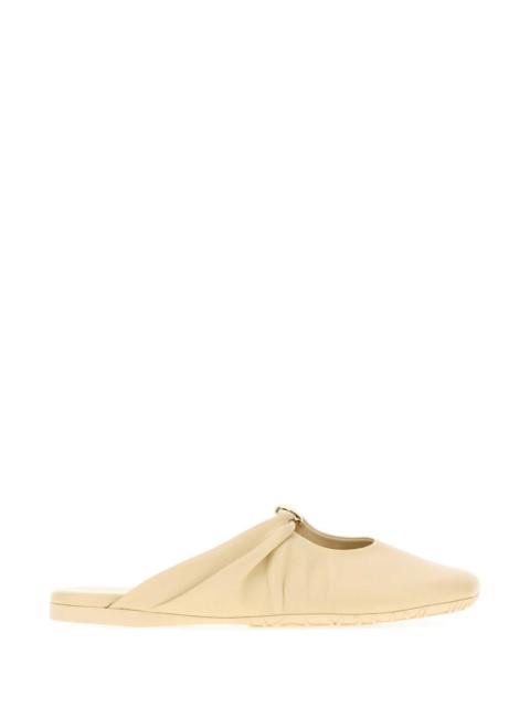 Loewe Loewe Women Cream Nappa Leather Pebble Ballerinas