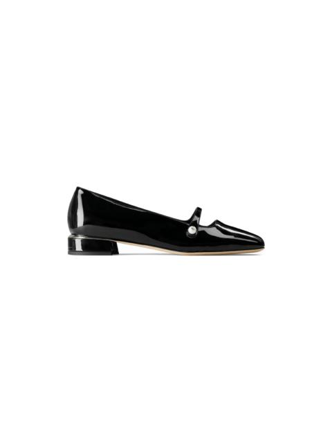 JIMMY CHOO Elisa Patent Leather Ballet Flats