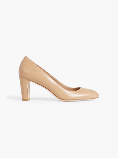Stuart Weitzman Vida 75 leather pumps