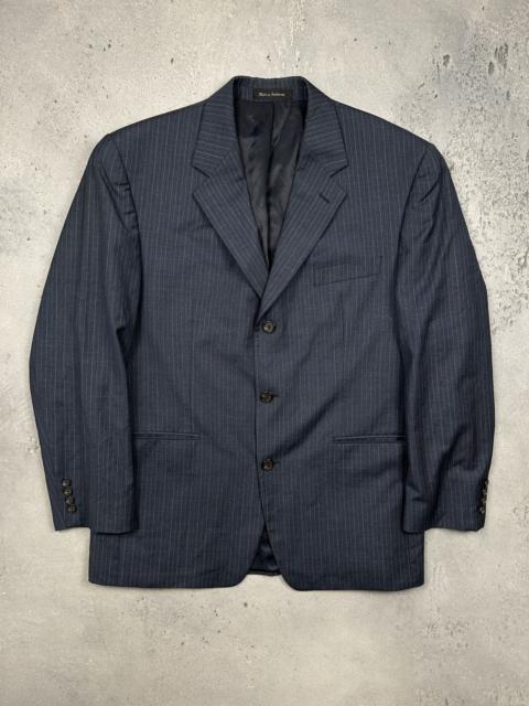 Polo Ralph Lauren Lauren Ralph Lauren Wool Cashmere Pinstripe 3 Button Blazer
