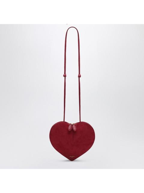 Alaïa Alaia Le Coeur Raspberry Suede Leather Bag Women