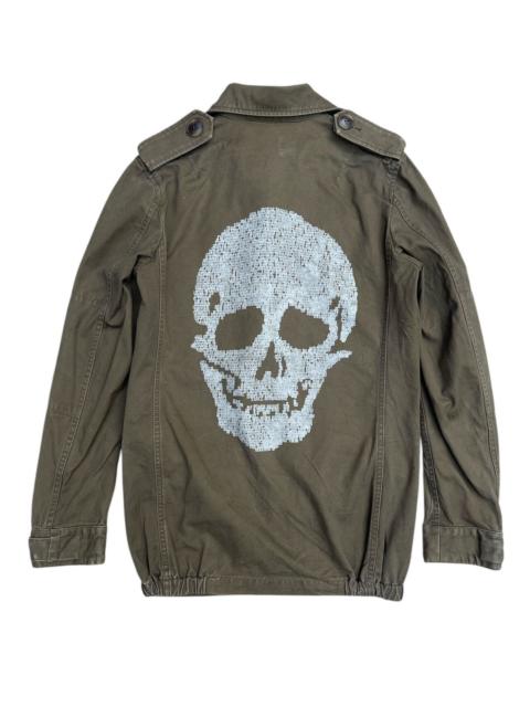 Other Designers If Six Was Nine - Untitled Men Military Jacket - Vintage Skull Print - Size 44