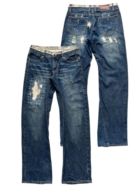 Vtg onairai distressed denim