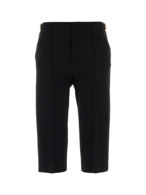 Chloé Chloe Women Black Wool Bermuda Shorts