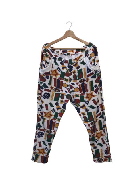 Other Designers Japanese Brand - RARE DESIGN FULL PRINT PANTS BY FAMOUS DESIGNER STUDIONG