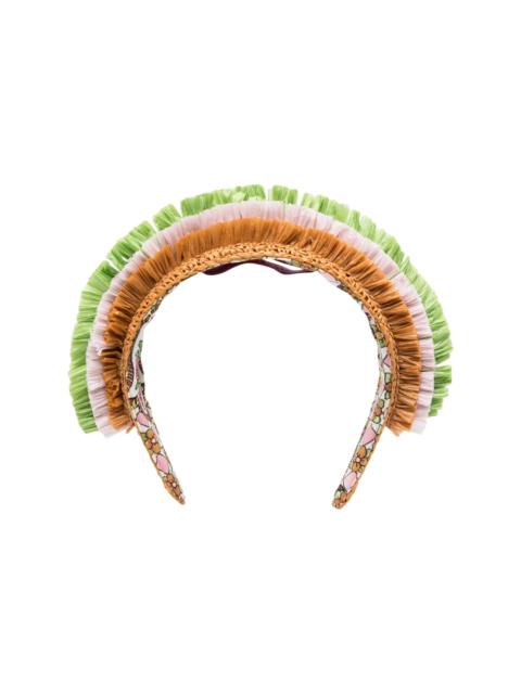 La DoubleJ Halo raffia hairband