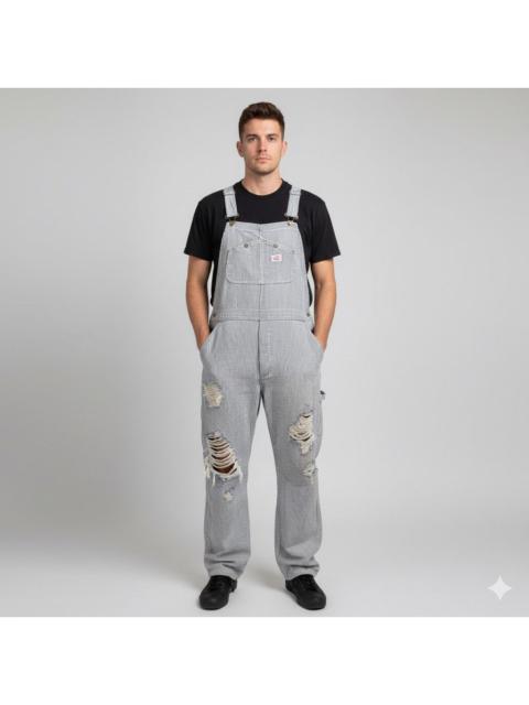 Other Designers Vintage Dickies Overall Hickory Stripe Distressed Design