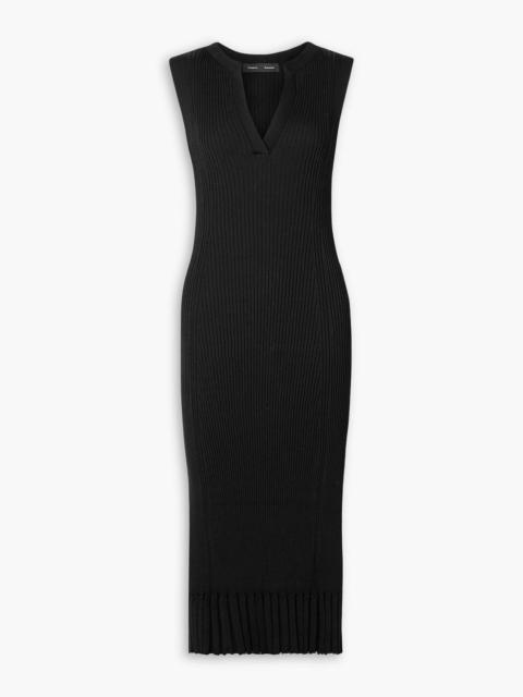 Proenza Schouler Tatum ribbed-knit midi dress