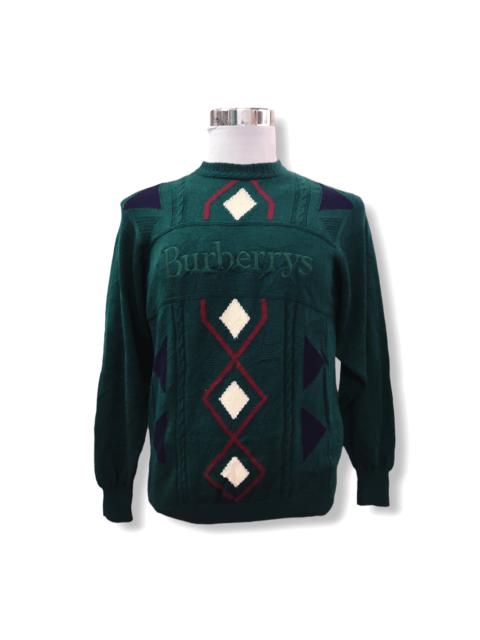 Burberry Vintage BURBERRYS LONDON Knit Merino Wool Sweater
