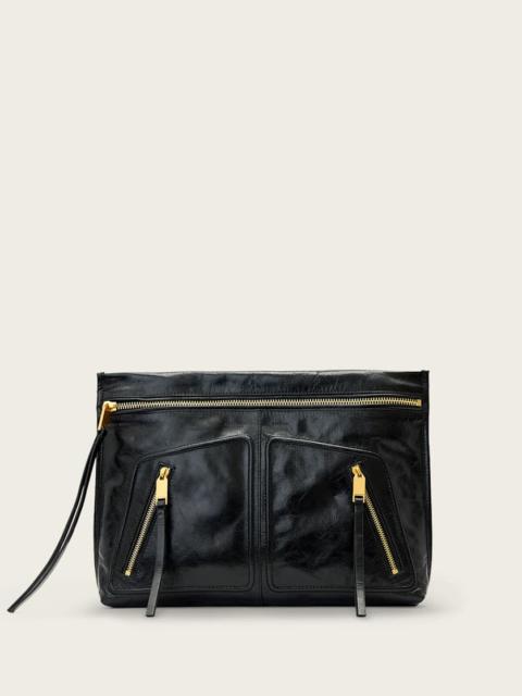 ALLSAINTS JEAN REY LEATHER POUCH