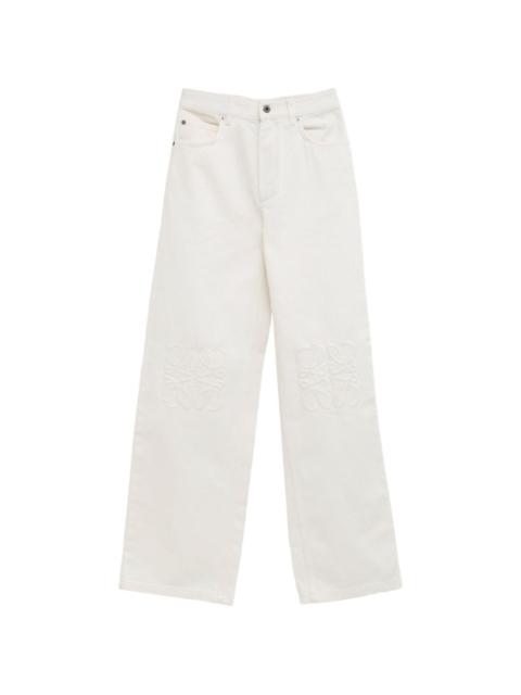 Loewe Loewe Women Anagram Baggy Jeans