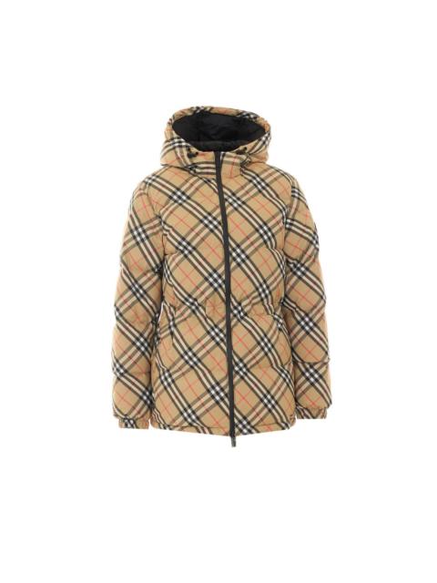 Burberry Burberry Women Check Down Jacket