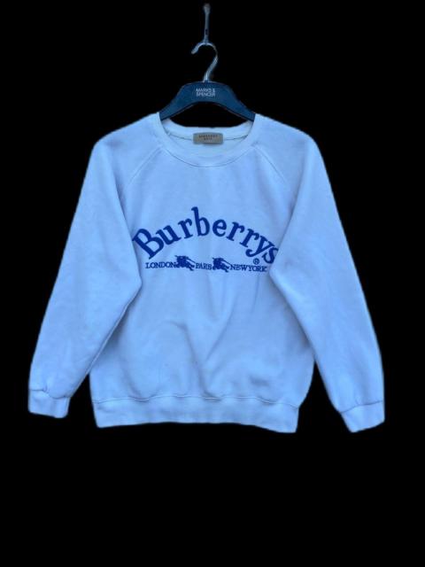 Other Designers Burberry × Burberry Prorsum - BURBERRYS SWEATSHIRT SPELL OUT WIT LOGO MADE IN SCOTLAND