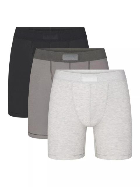 SKIMS Cotton 5" Boxer Briefs, 3 Pack