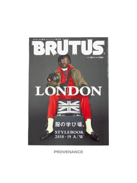 Style Book - BRUTUS London Look Book Magazine FW 2018-2019