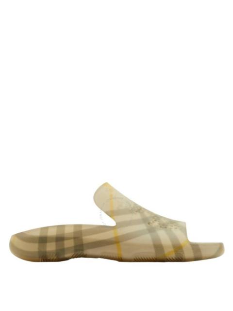 Burberry Checkered Stingray Slides