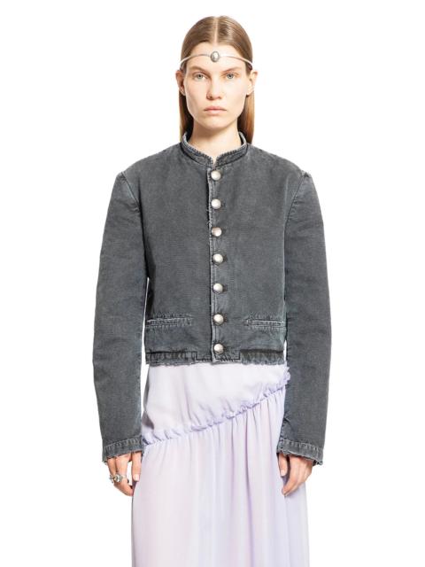 Ann Demeulemeester Lavina-Blouson-In-Vintage-Cotton-Canvas