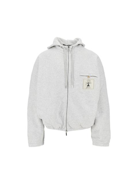 JACQUEMUS Jacquemus Torneo Full-zip Hoodie Grey