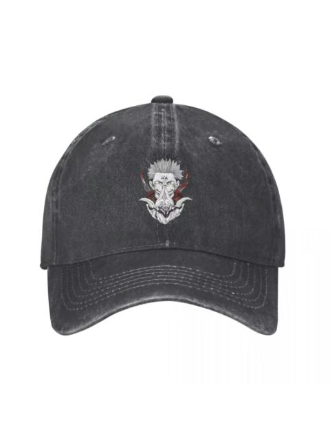 Other Designers Hip Hop Y2K Jujutsu Kaisen Sukuna Denim Baseball Cap Sunshade Hat