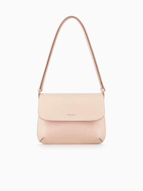 GIORGIO ARMANI Large palmellato leather La Prima bag