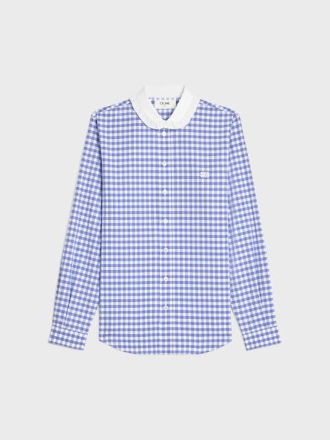 CELINE shirt IN vichy cotton