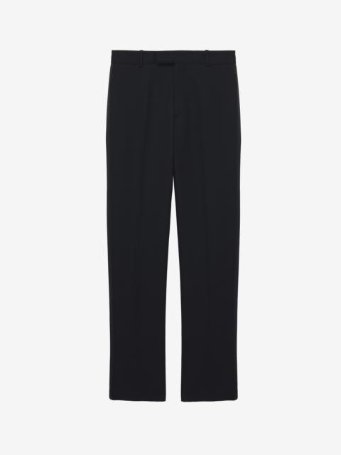 Alexander McQueen Low-Waisted Tuxedo Cigarette Trousers